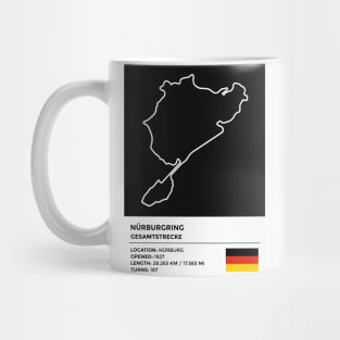 Nürburgring - Gesamtstrecke [info] Mug